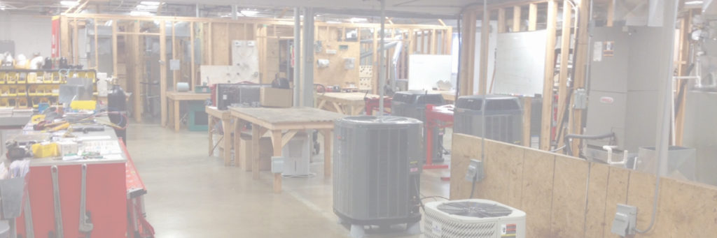 Hands on learning in the HVAC/R Shop