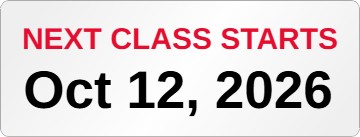 Classes start on October 12th 